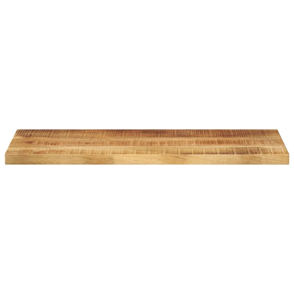 Piano per Tavolo 90x30x2,5cm Rettangolare Legno di Mango Grezzo 371296
