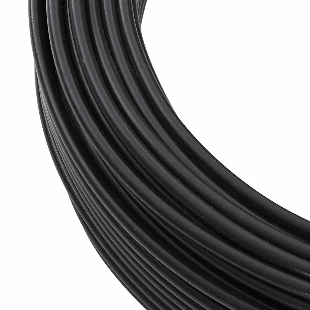 vidaXL Filo di recinzione Antracite 33 m Acciaio rivestito in PVC