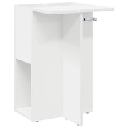 Tavolino | Tavolo laterale Bianco 35 x 40 x 55 cm Legno multistrato