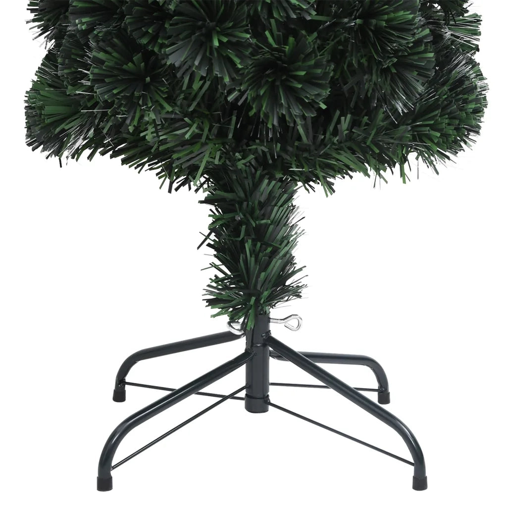 Albero Natale Artificiale Sottile Supporto 150 cm Fibra Ottica 328444