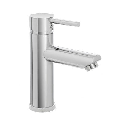 Miscelatore lavabo inox cromato lucido con piletta click-clack  York