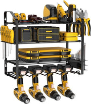 Oggettore per attrezzi per parete per strumenti elettrici di alta qualità - organizzatore per strumenti da garage e deposito