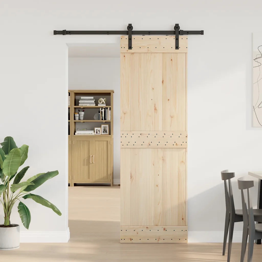 Kit di Binari per Porte Scorrevoli 152,5 cm Acciaio Nero CFW2808577