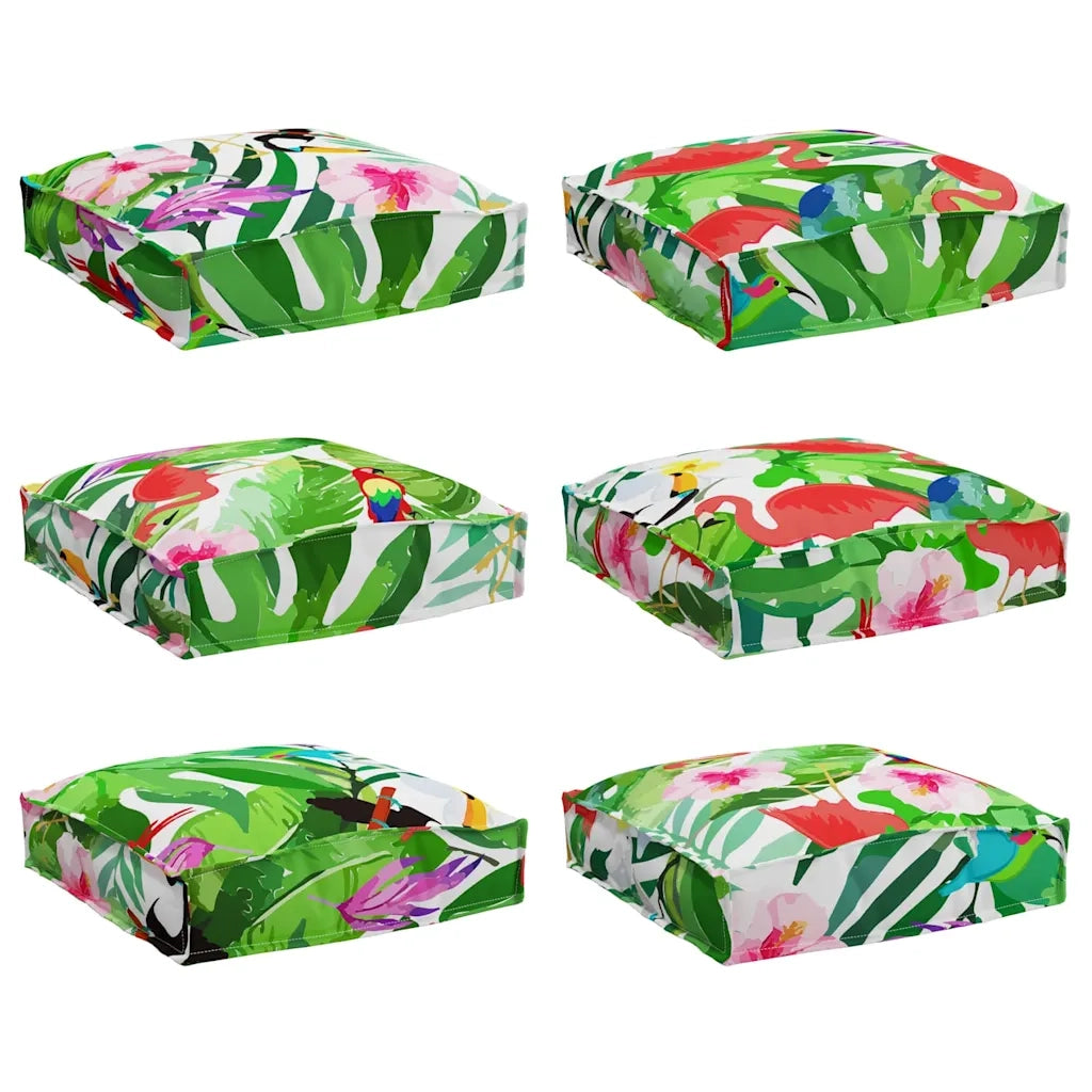 Cuscino 6 pcs Multicolore 40 x 40 x 8 cm Tessuto Oxford 42001607