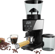 Macchina per caffè elettrica - Apparecchio per caffè - Macchina per espresso con 30 marce - Capacità di stoccaggio grande - 220V - Display a tocco - Formato XL