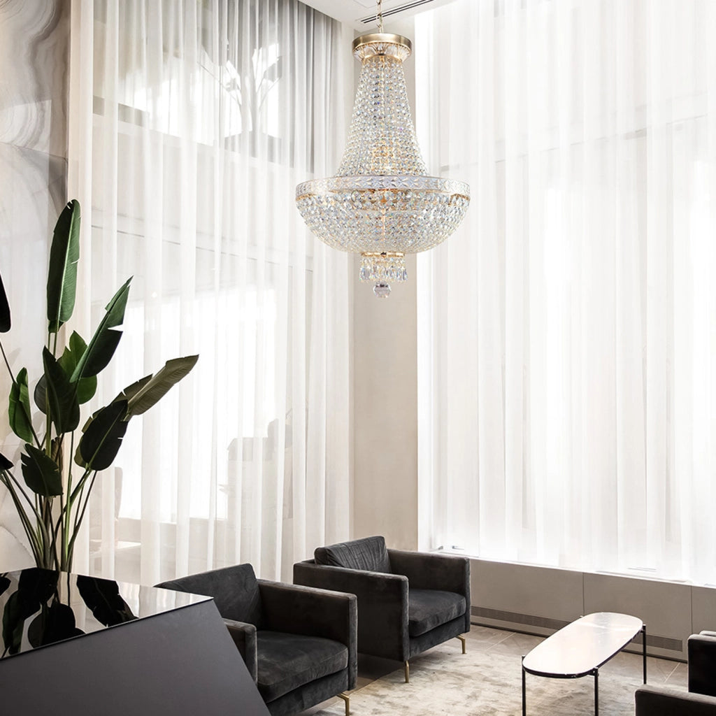 Maytoni Lampadario contemporaneo Bella 6 luci E14 oro metallo diffusori metallo