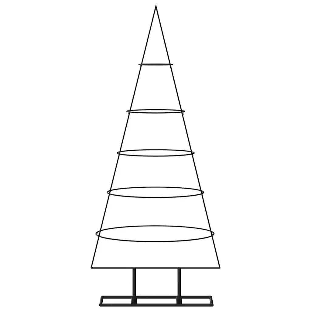 Albero di Natale Decorativo in Metallo Nero 125 cmcod mxl 74496