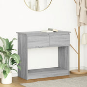 Tavolo Consolle con Cassetti Grigio Sonoma 85,5x38,5x74,5 cm 861396