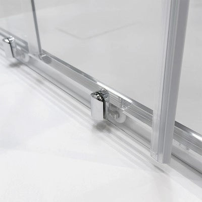 Box doccia angolare 70x120 cm doppio scorrevole vetro trasparente  Tay