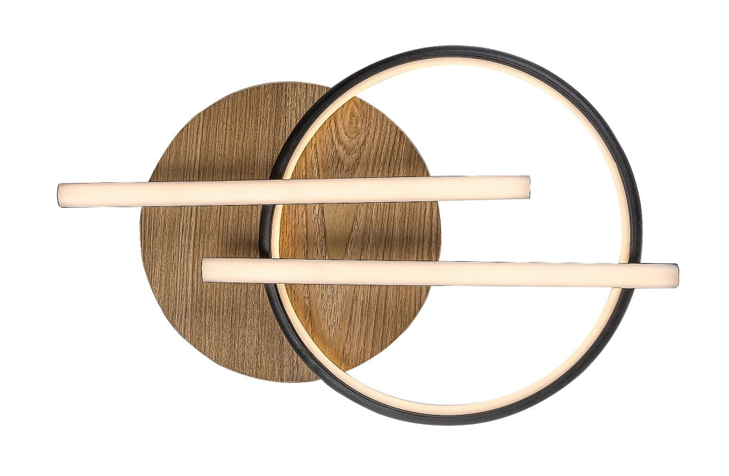 Rabalux Arash plafoniera LED legno 40W CCT 3000-6500K