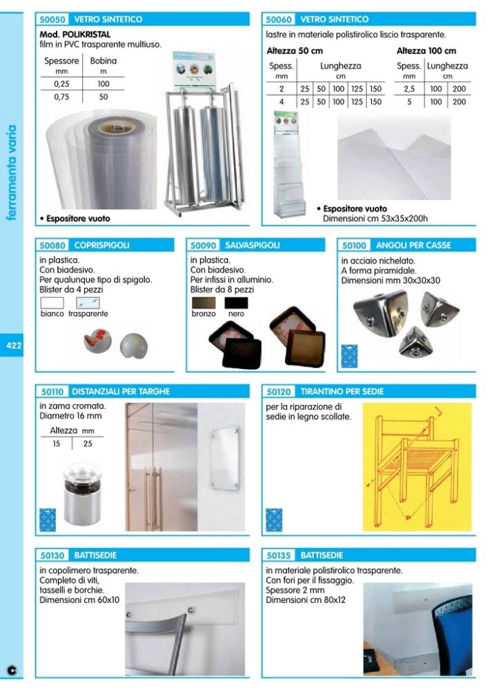 24pz distanziali per targhe diametro mm.16x25h cromo luc. cod:ferx.9267