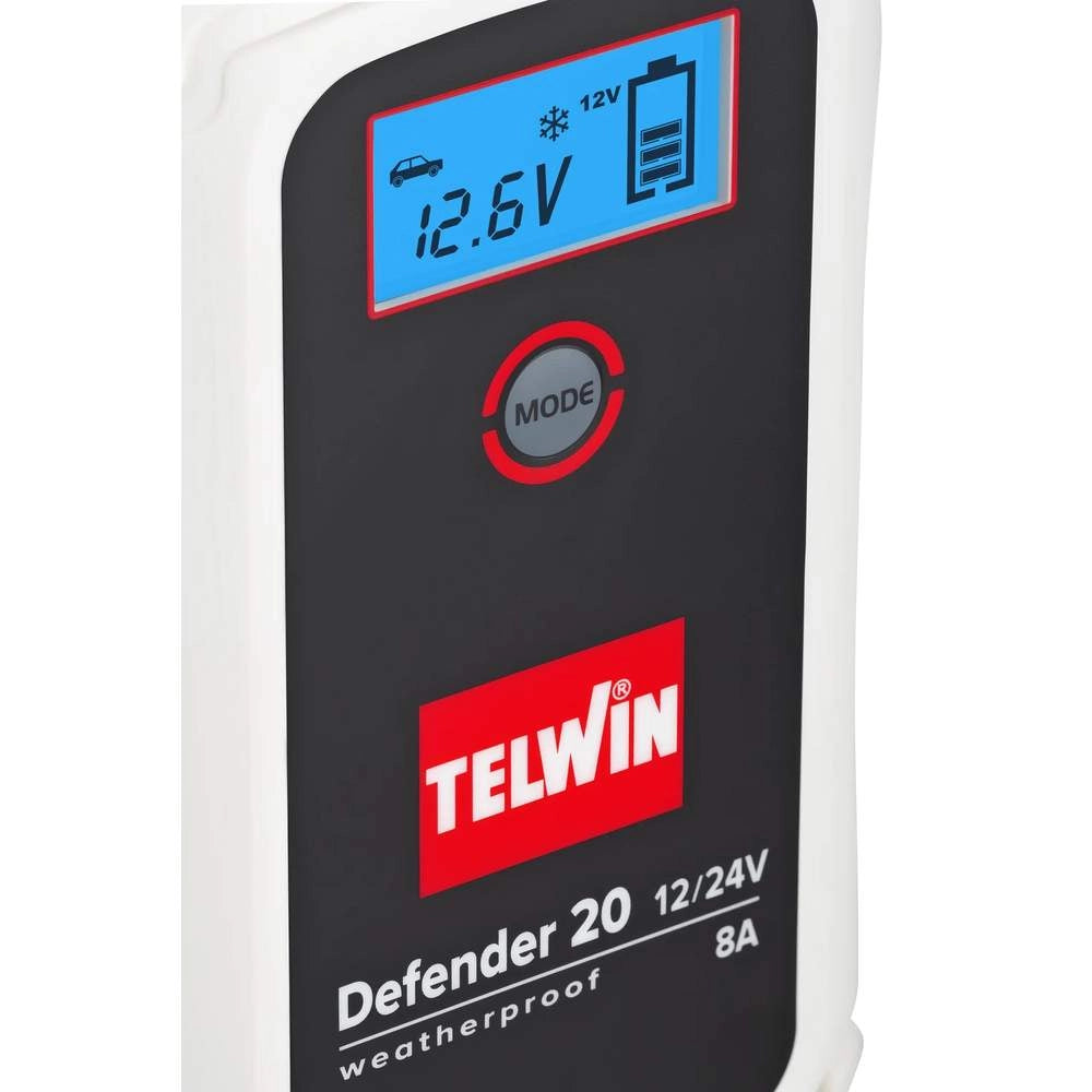 Defender 20 Caricabatterie Elettronico 12/24v Telwin