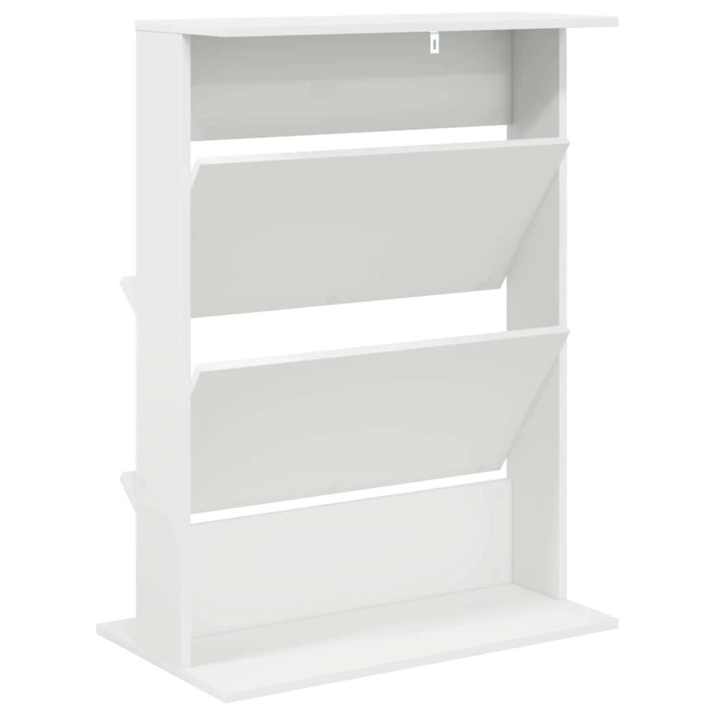 Scaffale per riviste Bianco 70 x 41 x 96 cm Legno multistrato 899535