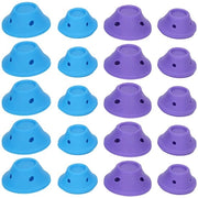 20 pezzi di Krultanghe in silicone per diversi tipi di capelli