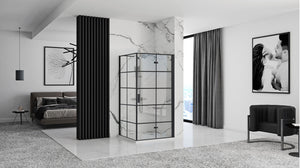 Cabina Doccia Rea Molier Black 90x90