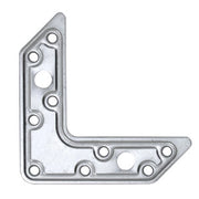 C PIASTRA A L ACCIAIO ZINCATO 30X120X83 MM- C LINE FER- 10,0 pz