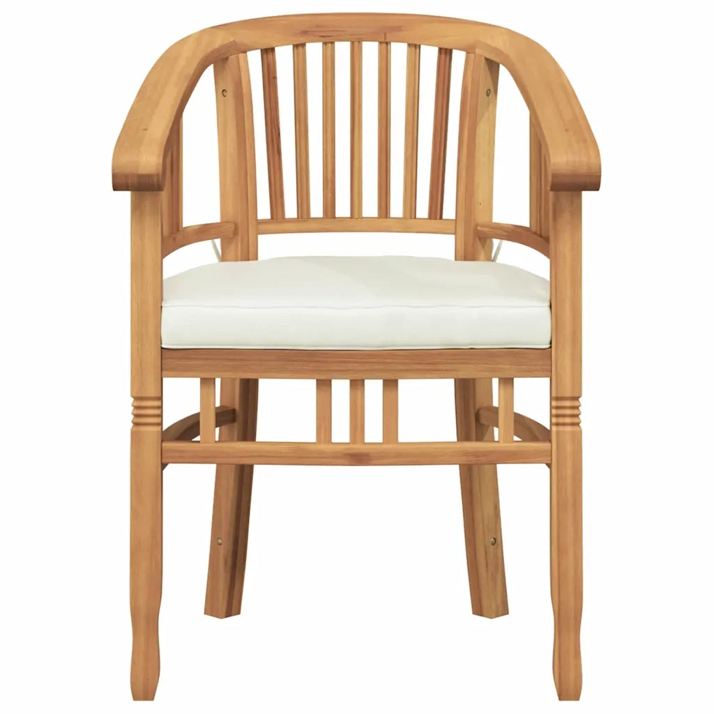 Sedia 2 pcs Marrone 63 x 58 x 89 cm Legno di teak solido 42008384