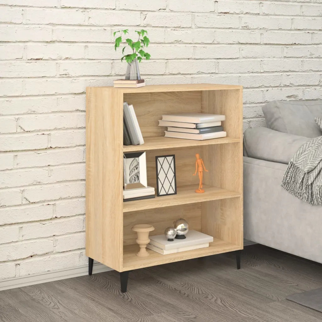 Credenza Rovere Sonoma 69,5x32,5x90 cm in Legno Multistrato cod mxl 23484