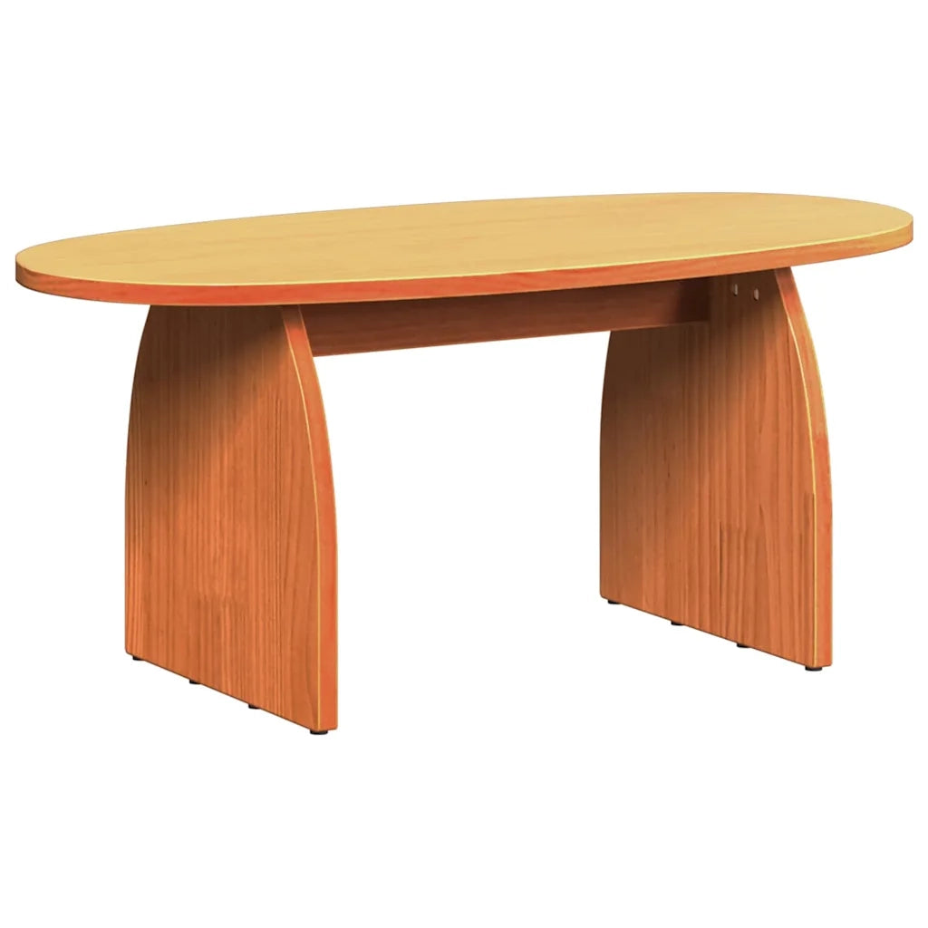 Tavolino da salotto Marrone cerato 80 x 40 x 35 cm 873534