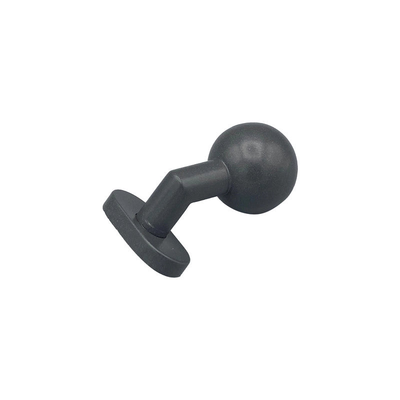 Pomolo fisso per porta SAGUATTI D69/50YA in inox grigio opaco