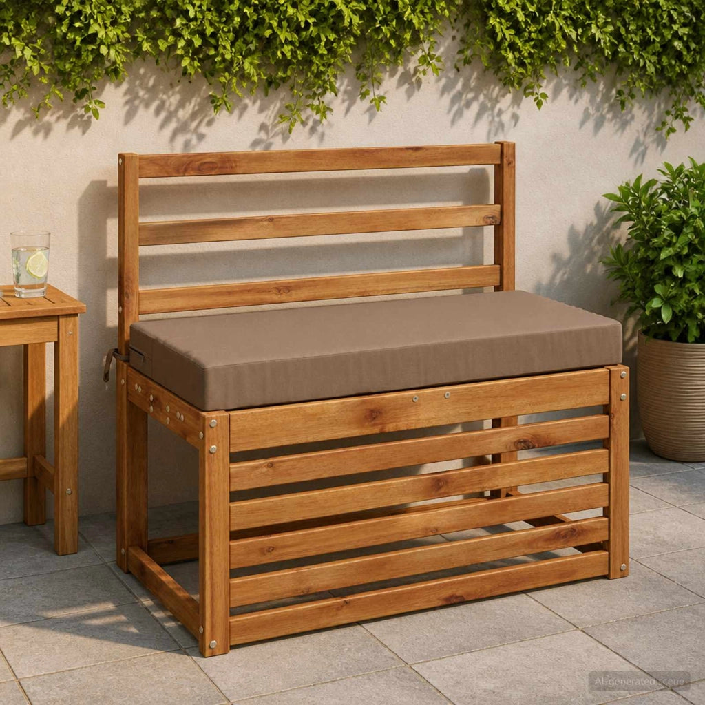 Cuscino per panchina SOEST 100% Poliestere Tortora 949490