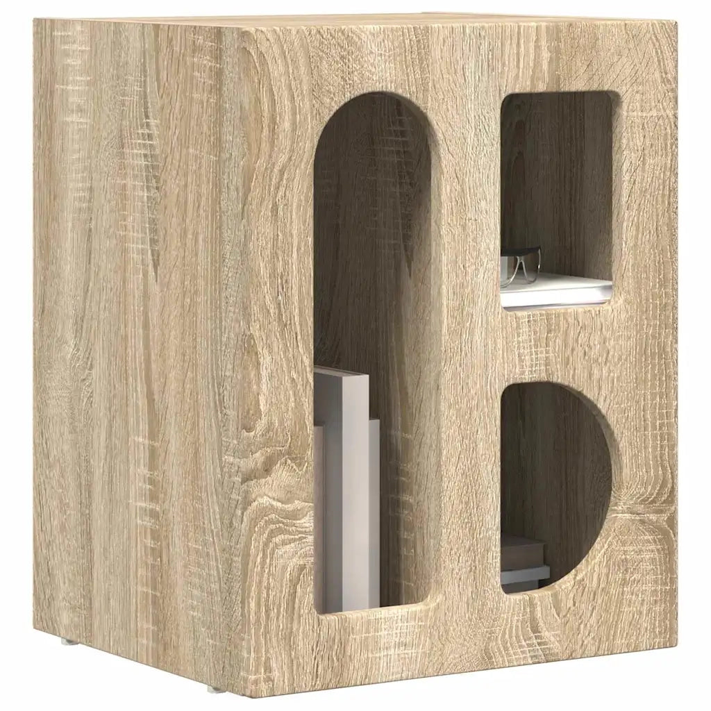 Comodino ELST Rovere Sonoma 40 x 35 x 50 cm 891248