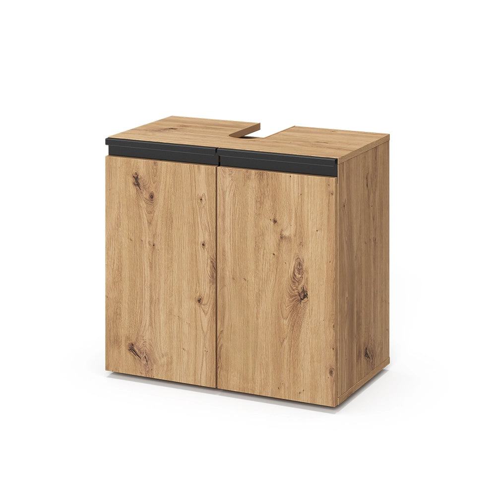 Vicco Mobile sottolavabo per bagno Artigiano 60 x 58 cm con 2 porte