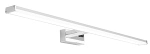 Lampada Da Parete Da Bagno Led Sopra Specchio 12w 58cm APP369-1W Cromo