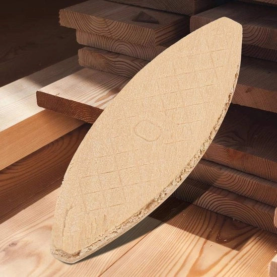 Biscotti di unione per legno 100 pezzi - Legno massello - Eccellente resistenza alle sollecitazioni - 0#/10#/20# - Duraturo - Legno di betulla