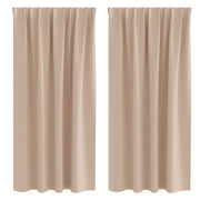 Tende Oscuranti | Tende Blackout con Anelli 2 pz Talpa 175 x 140 cm Poliestere