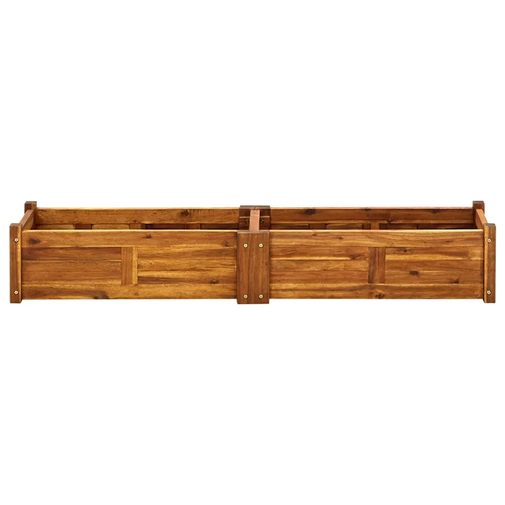 Letto Rialzato da Giardino in Legno di Acacia 150x30x25 cm 42567