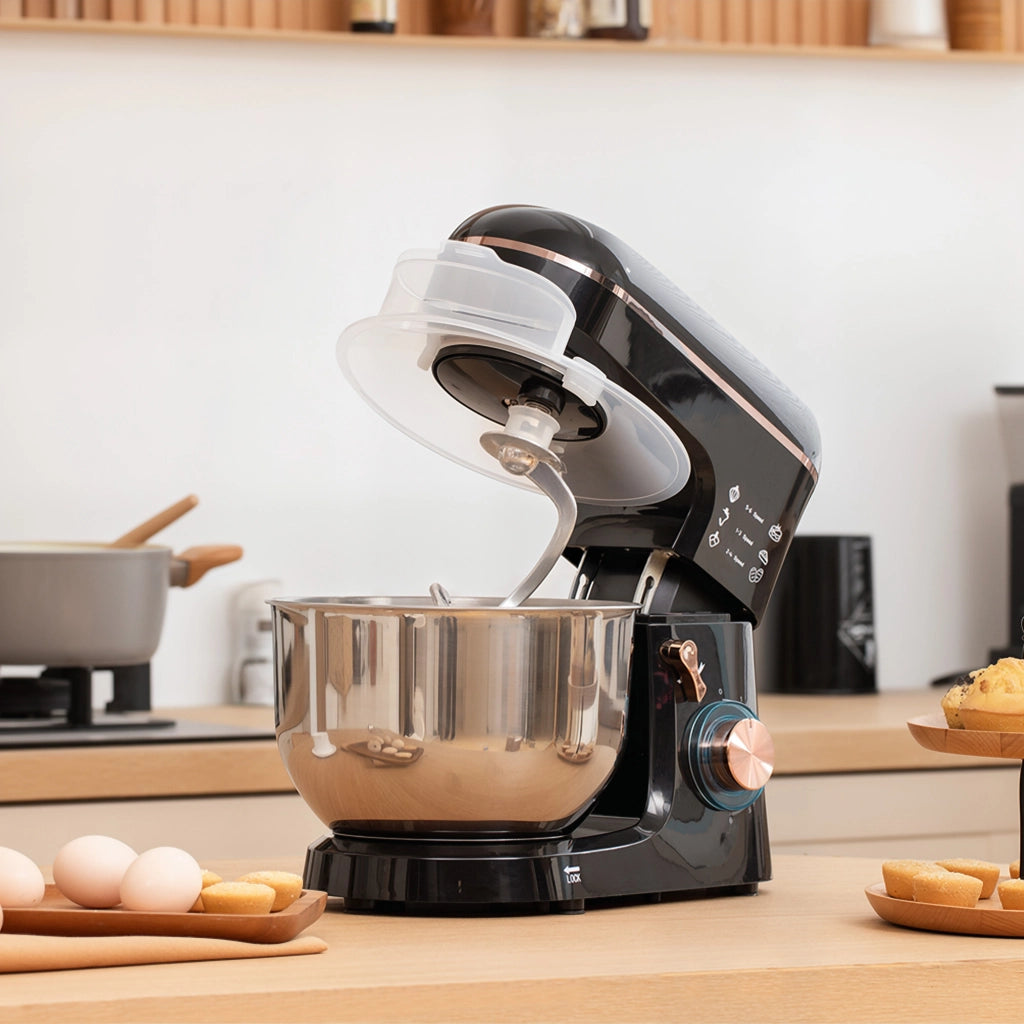 Robot da cucina ¨C Zephmum ¨C 6 velocit¨¤, ciotola in acciaio inox 5,5L, nero