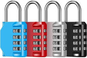 Set di combinazioni a 4 cifre riconfigurabili, 4 elementi, slot da parete impermeabile per uso scolastico e all'aperto