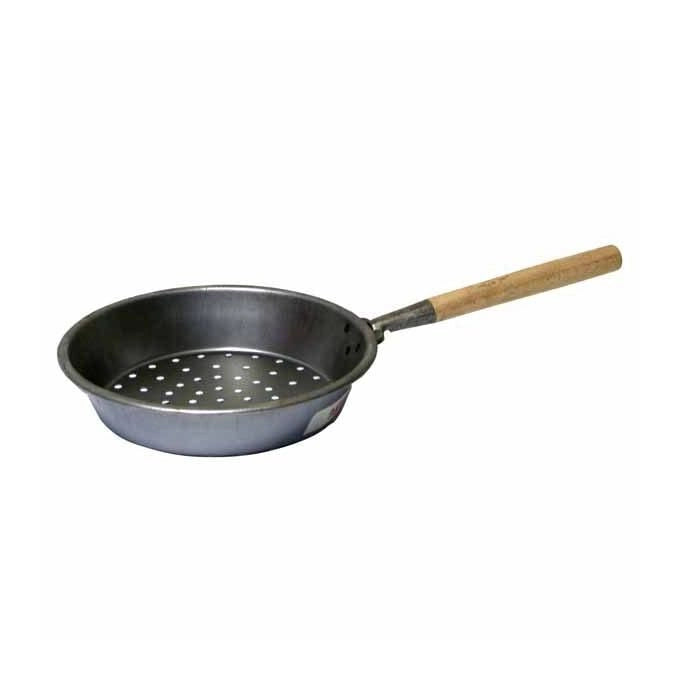 Padella Castagne Gas Manico Legno