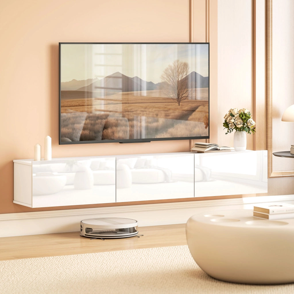 Mobile TV Sospeso ¨C zephmum ¨C Bianco 180 cm