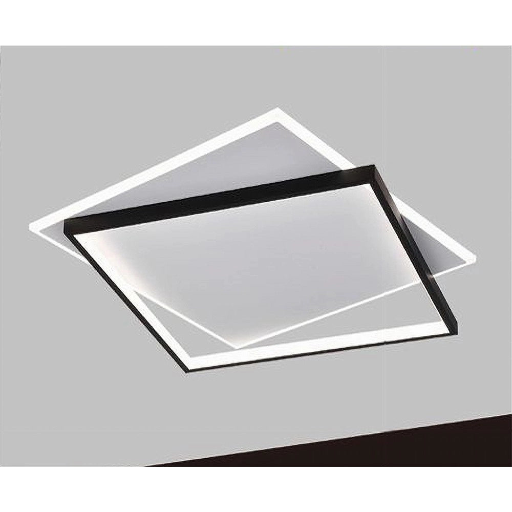 Trade Shop - Plafoniera Da Soffitto Quadrata 39 W Lampada Dimmerabile 3 Colori Di Luce C57-3c -