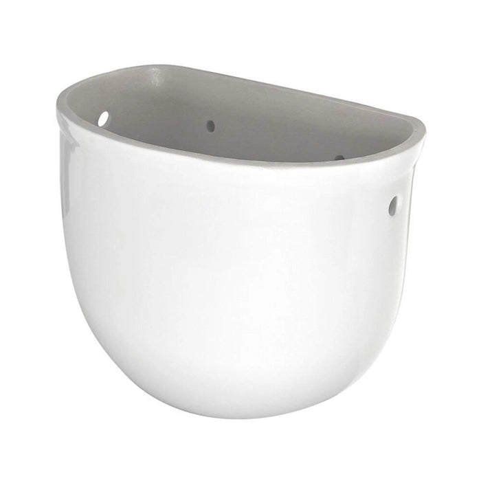 Cassetta wc esterna alta universale in ceramica capacità 9 lt