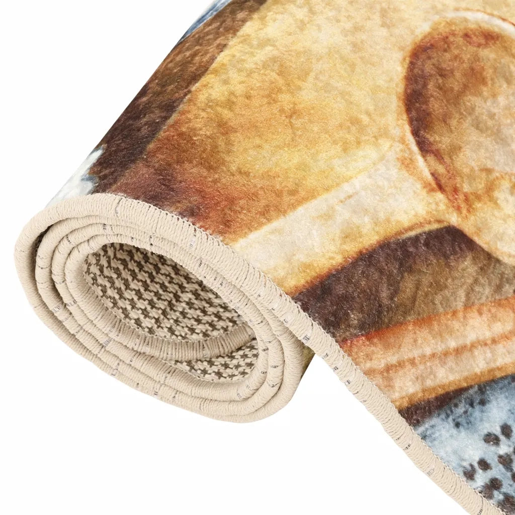 Tappeto da Cucina-Tappetino da Cucina Multicolore 60x180 cm Lavabile Antiscivolo 560868