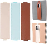 Pacchetto di 3 contenitori per pennarelli, organizzatore per penna sul bloc-notes, astina per pennarelli elastica, astina per pennarelli regolabile con cinghia elastica, riutilizzabile, impermeabile per bloc-notes calendario.