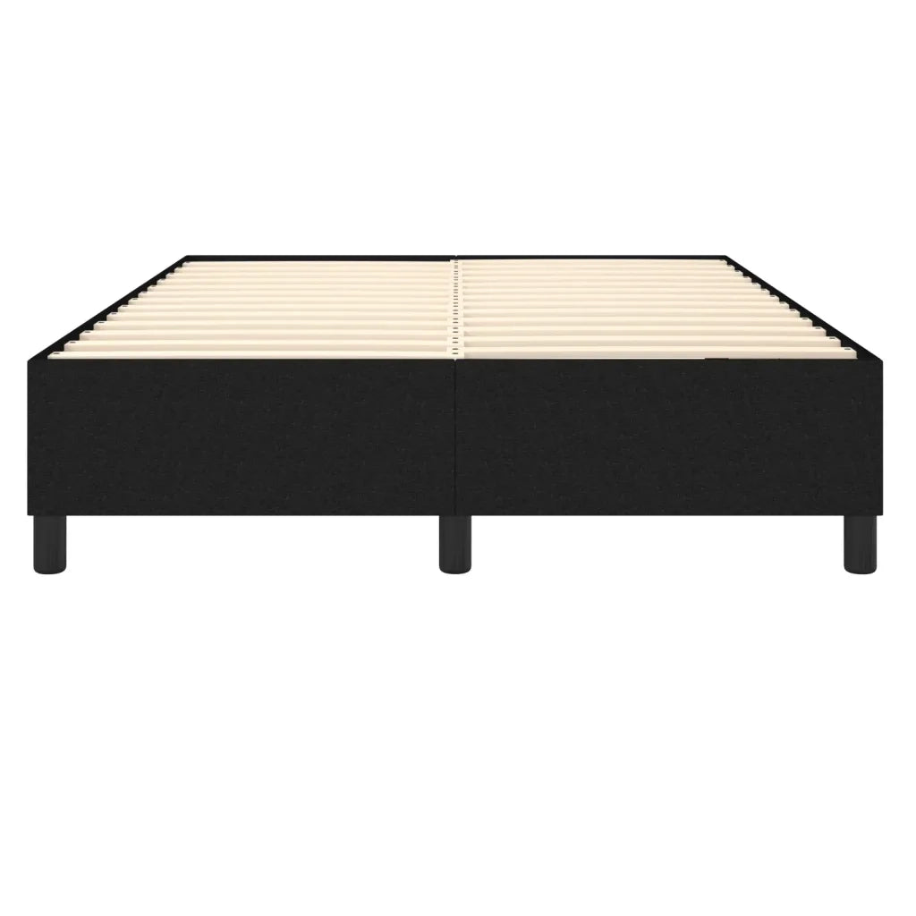 Giroletto a Molle Nero 140x190 cm in Tessuto