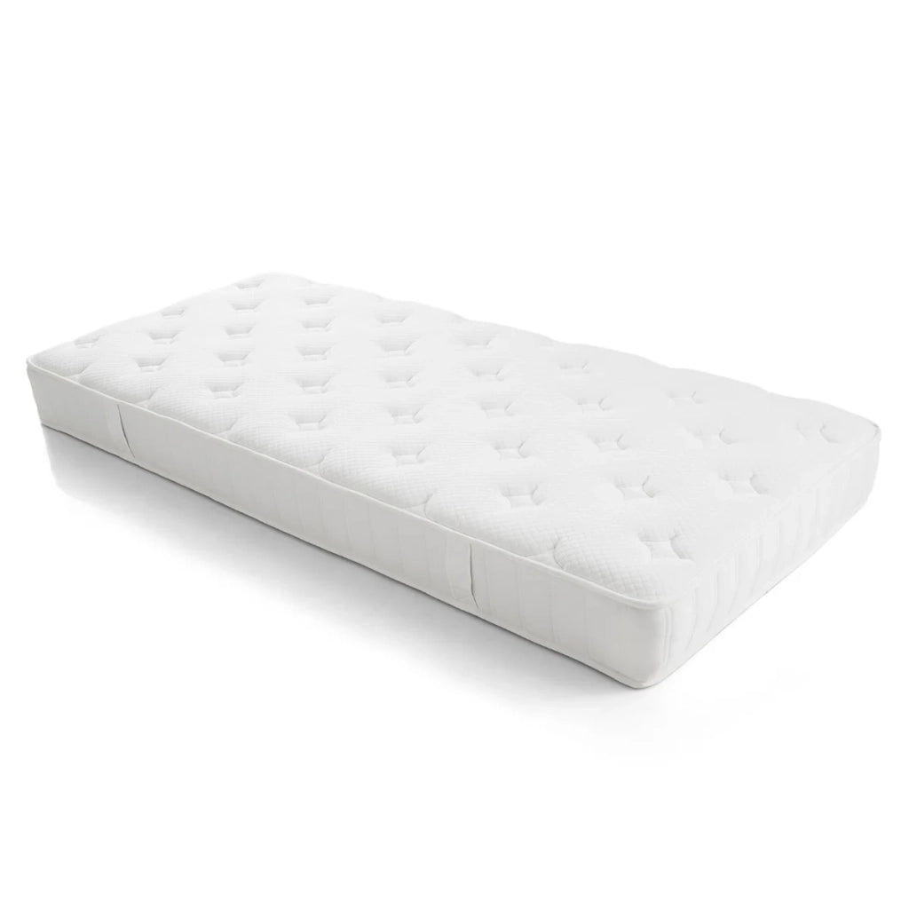 Materasso ibrido 90 x 200 x 20 cm comfort ottimale supporto ergonomico sensazione accogliente schiuma sotto tessuto di poliestere bianco 20_0018342