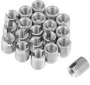 Draadinzetstuk in Acciaio Inox SUS303 - 20 Stuks - Zelftappend - S-draadinzetstuk - Verbindingsprestatie Verstabile - Schroefdraadinzetstuk