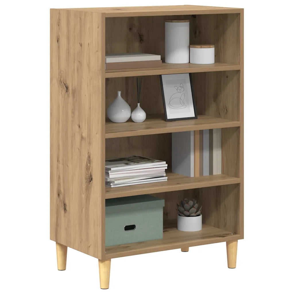 vidaXL Credenza rovere artigianale 57 x 35 x 89.5 cm Legno multistrato