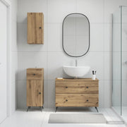 Set di armadietti da bagno in 3 pezzi BREDA Rovere Artigianale 3417809