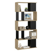 Biblioteca Arg, Libreria 4 Ripiani, 29.5x80x173.5h cm Marrone