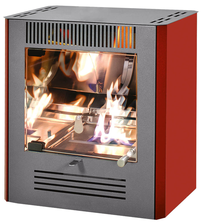 Stufa a Bioetanolo da Interno 2300W Karlsen Mini Ruby Bordeaux