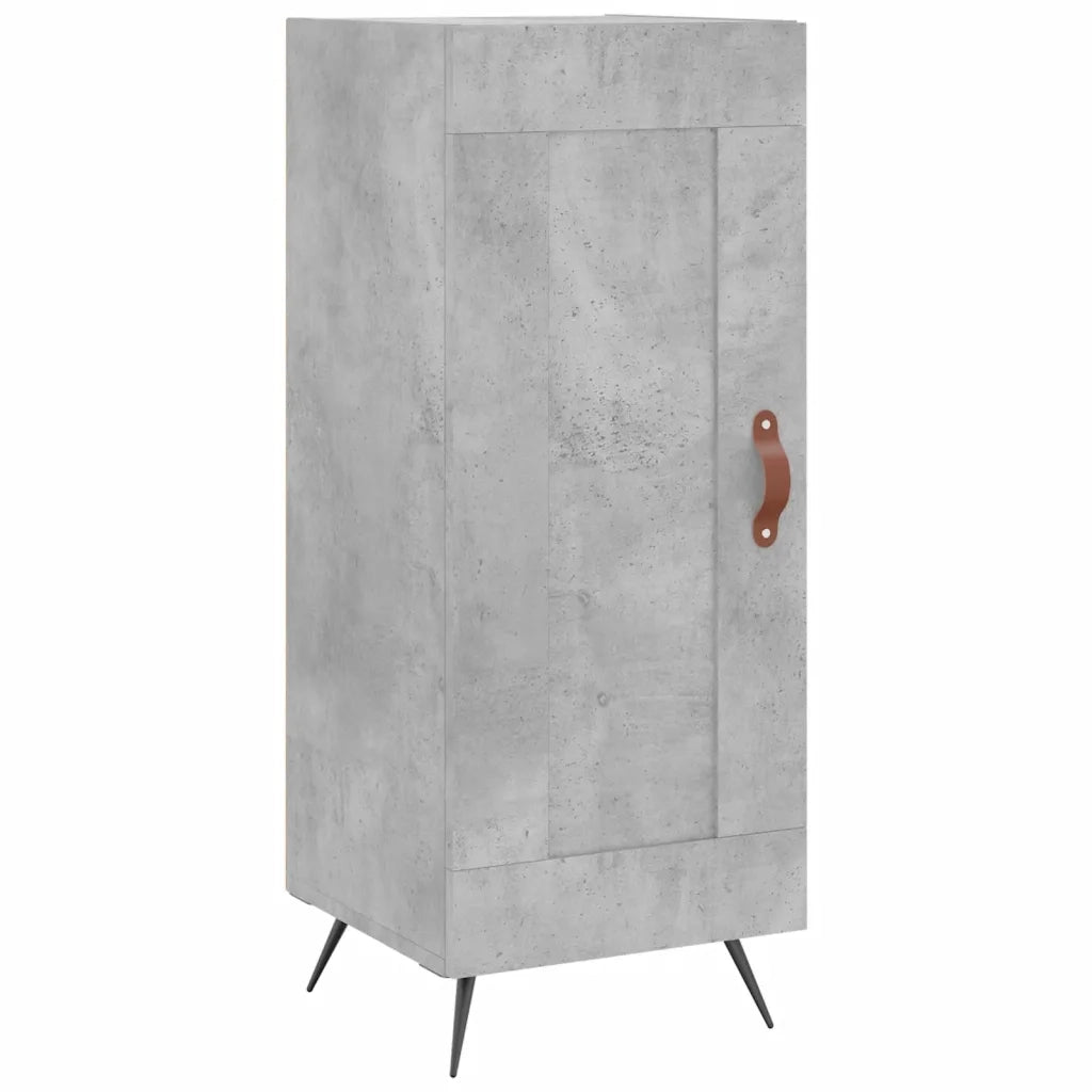 Credenza | Madia | Buffet da pranzo | Armadio da pranzo Grigio Cemento 34,5x34x90 cm in Legno Multistrato
