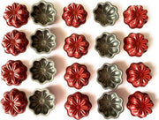 Mini-forma per torta, piccola forma per torta, 20 pezzi con rivestimento antiaderente, ideale per feste, compleanni, occasioni speciali, facile da lavare