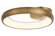 Plafoniera LED Thea anello oro scuro 30cm 20W Reality