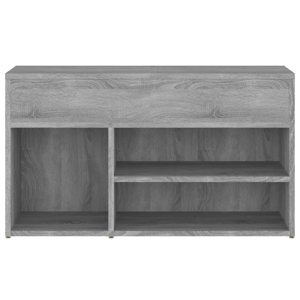 Scarpiera-Scaffale per scarpe Grigio Sonoma 80x30x45 cm in Legno Multistrato